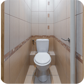 Łazienka mieszkania przy ul. Widnej we Wrocławiu - sprzedaż za pośrednictwem DOMiTY.