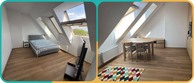 Kobierzyce przed i po dokonaniu aranżacji przez agencje nieruchomości DOMiTY.