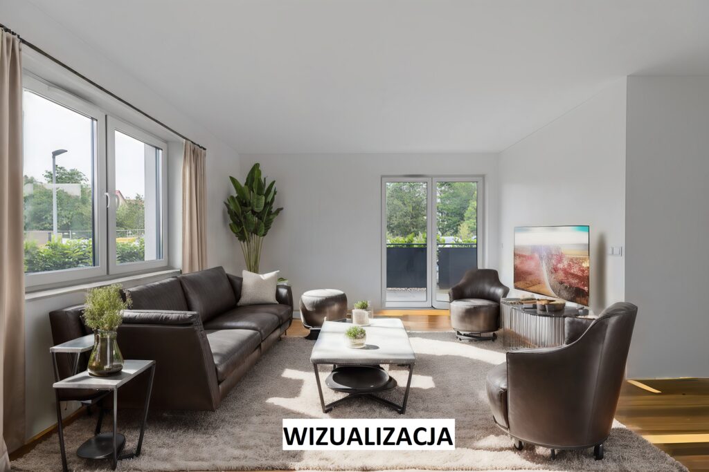 Sprzedane z DOMiTY! Wizualizacja mieszkania przy ul. Ramiszowskiej, Wrocław.