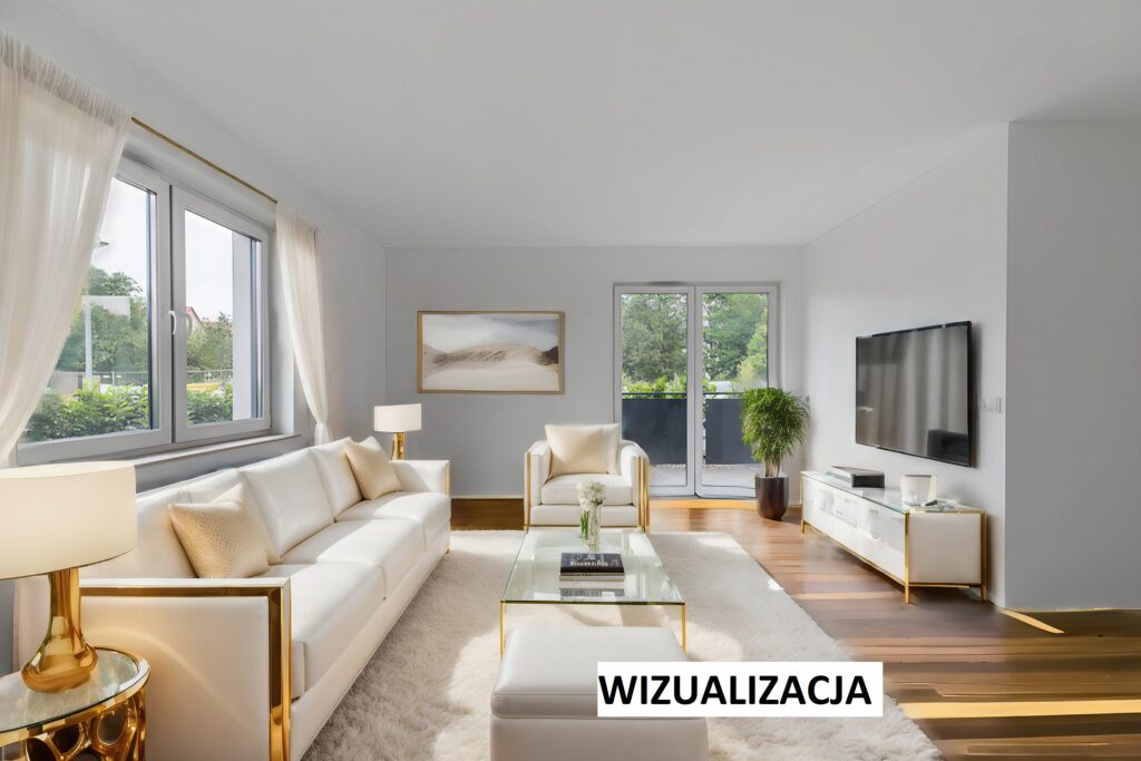 Mieszkanie przy ul. Ramiszowskiej we Wrocławiu – wizualizacja lokalu sprzedanego za pośrednictwem biura DOMiTY.