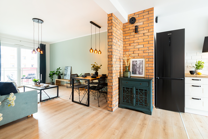 Efekt końcowy prac aranżacyjnych DOMiTY – ul. Wichrowa, Wrocław.