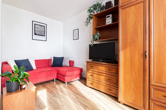 Wnętrze po poprawkach DOMiTY – ul. Wesoła, Wrocław. Gotowe do prezentacji i sprzedaży.